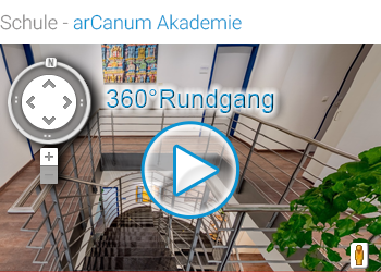 zum virtuellen Rundgang der Sprachschule Arcanum Akademie Google Street View | Trusted