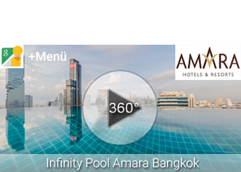 Amara Riverside Bankok Infinity Pool photo by Bobby Boe